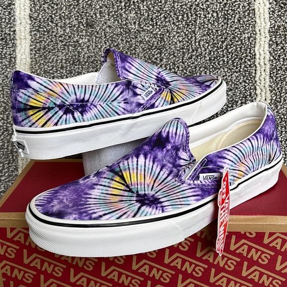 Vans Classic Slip-On New Age Purple Tie Dye MENS - Picture 9 of 16